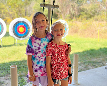 Kids at archery